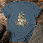 Luchs im Farnkranz T-shirt