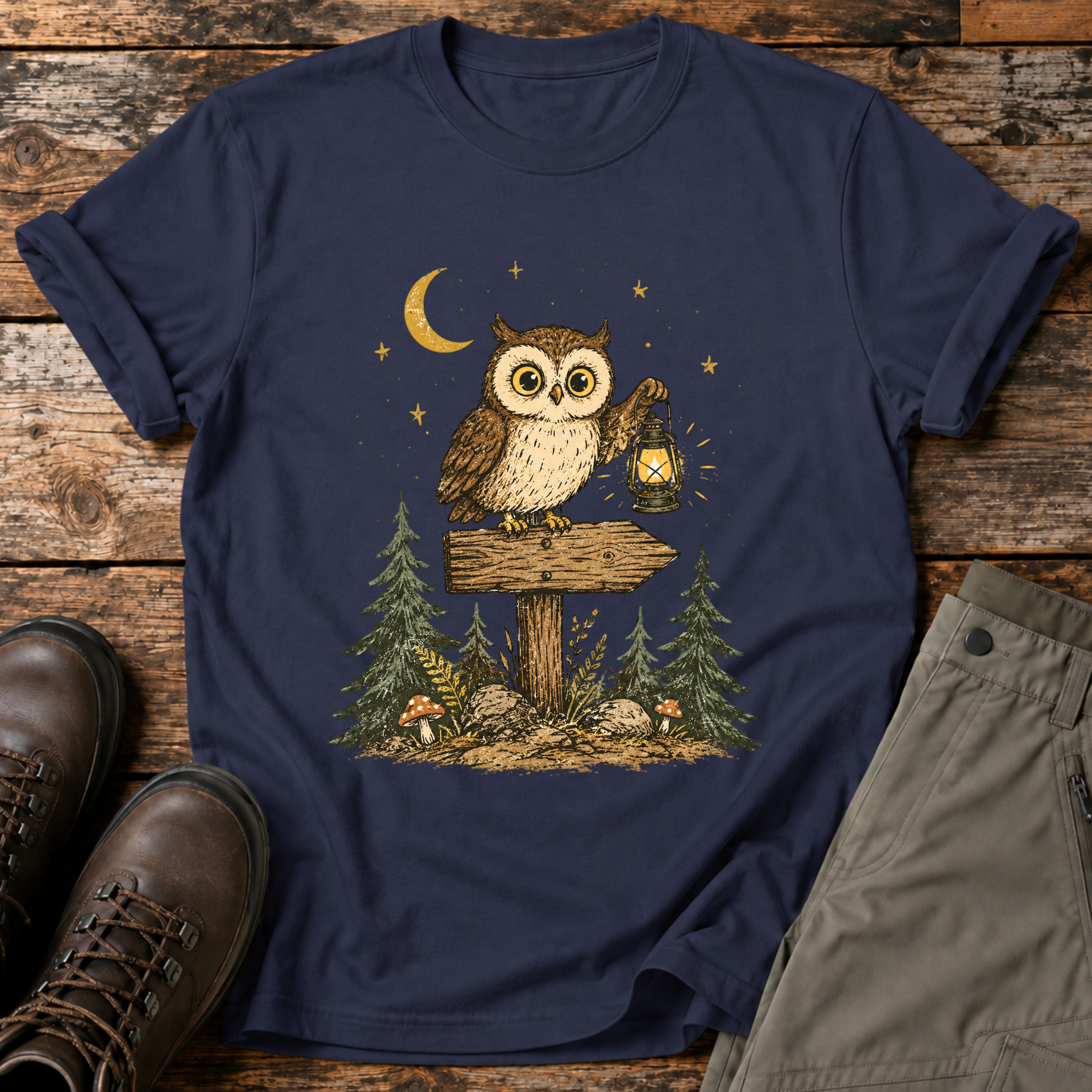 Wegweiser der Nacht T-shirt