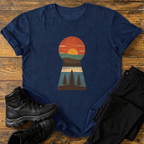 Wald im Schlüsselloch T-Shirt