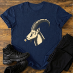 Steinbock mit Blume T-Shirt