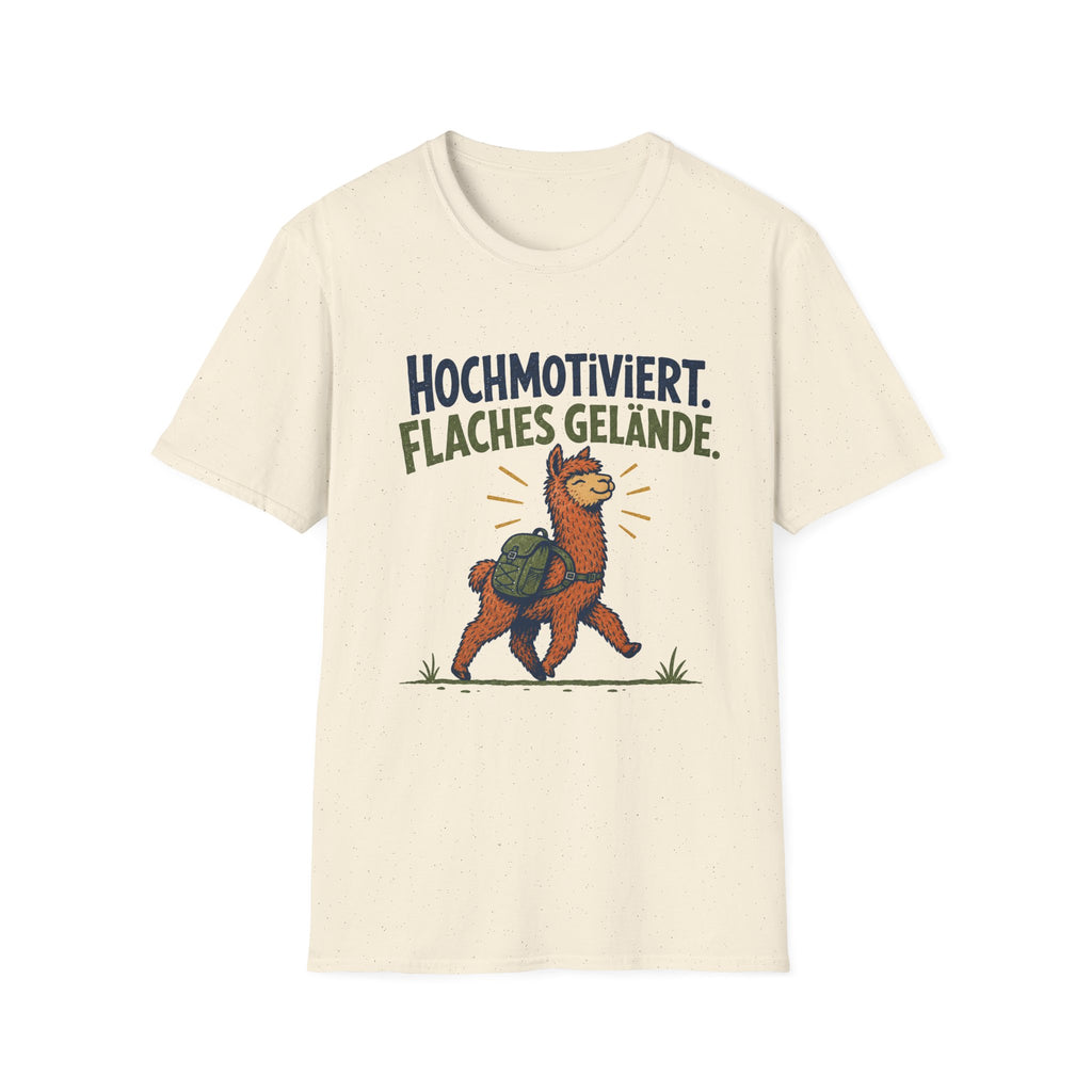 Hochmotiviert, Flaches Gelände T-Shirt
