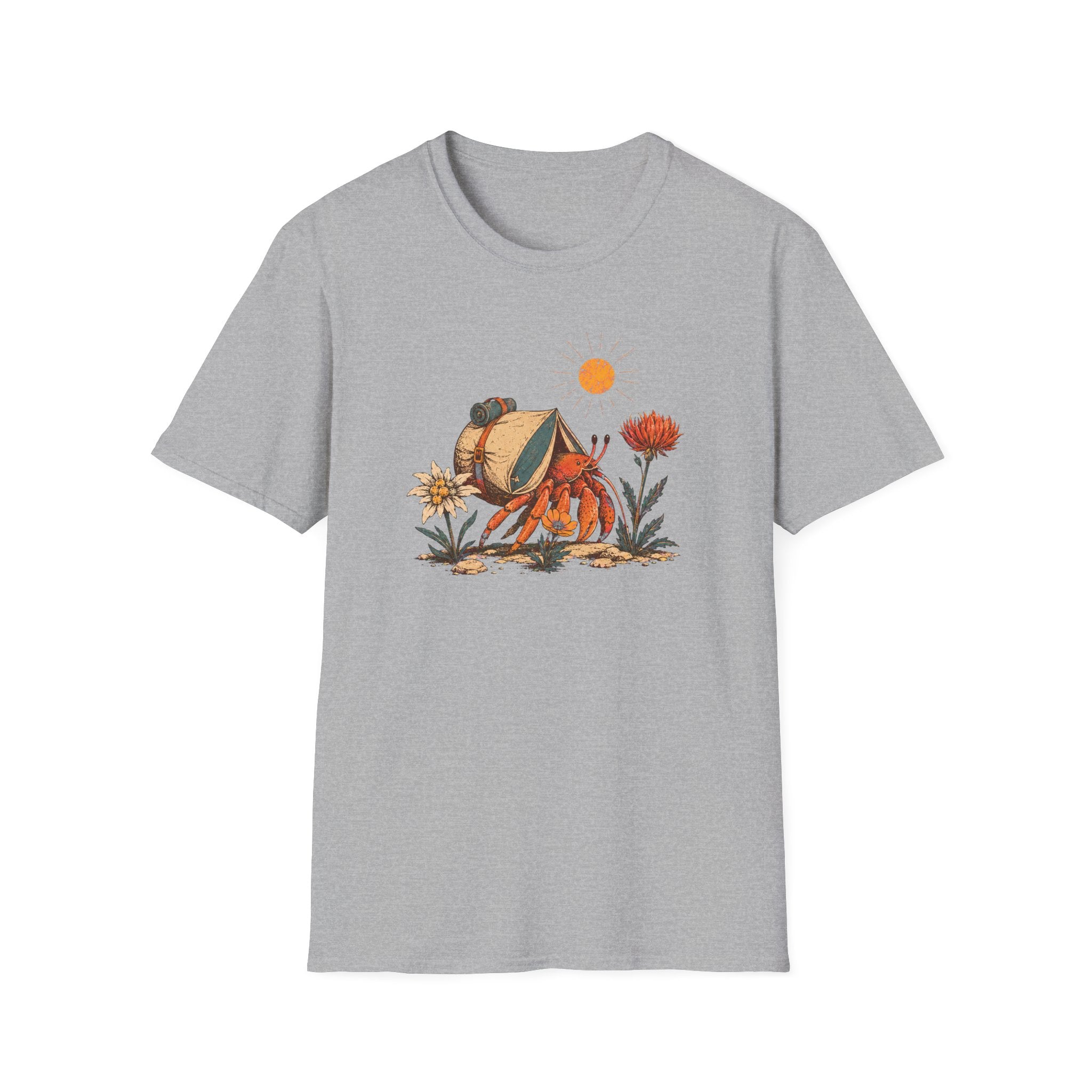 Einsiedlerkrebs mit Zelt T-Shirt