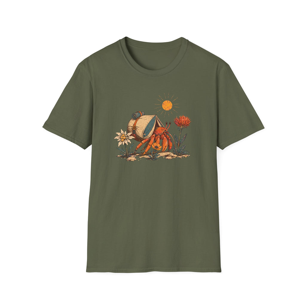 Einsiedlerkrebs mit Zelt T-Shirt