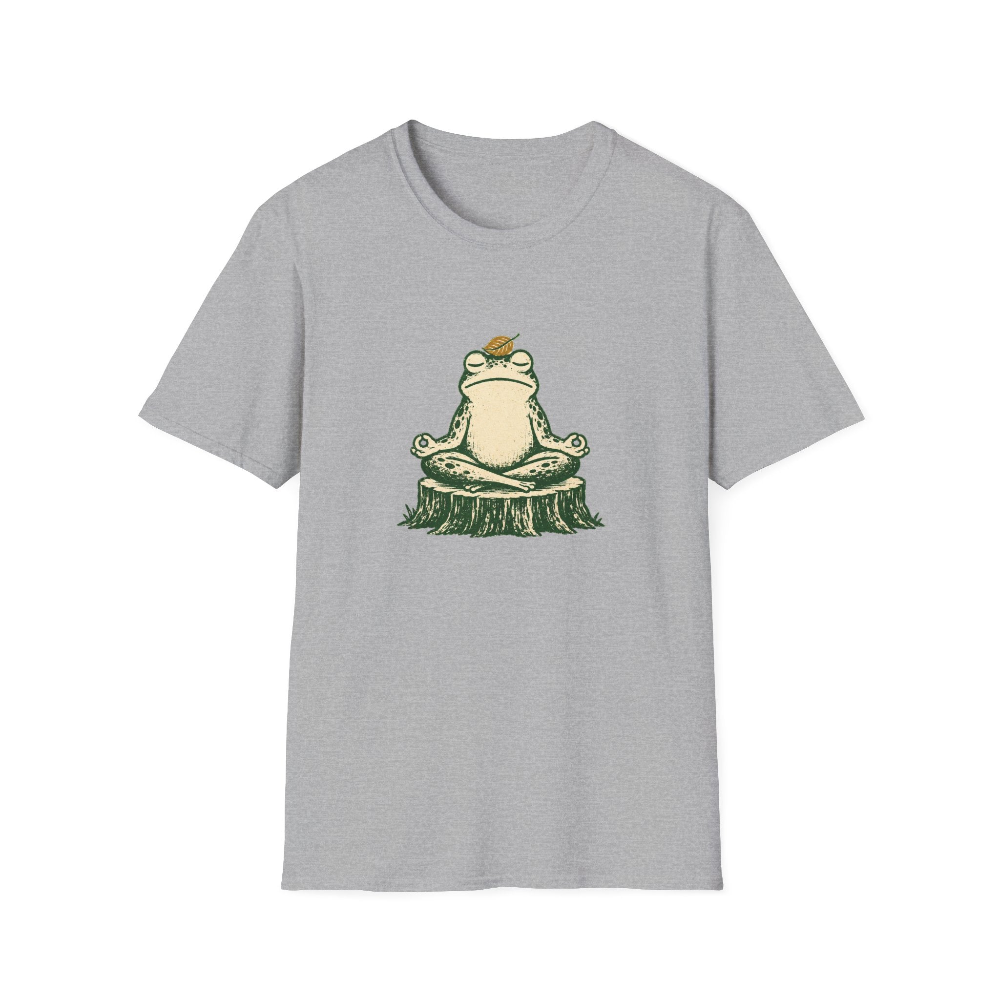 Zen-Modus – Meditierender Frosch T-Shirt