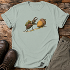 Hirschkäfer mit Eichel T-shirt