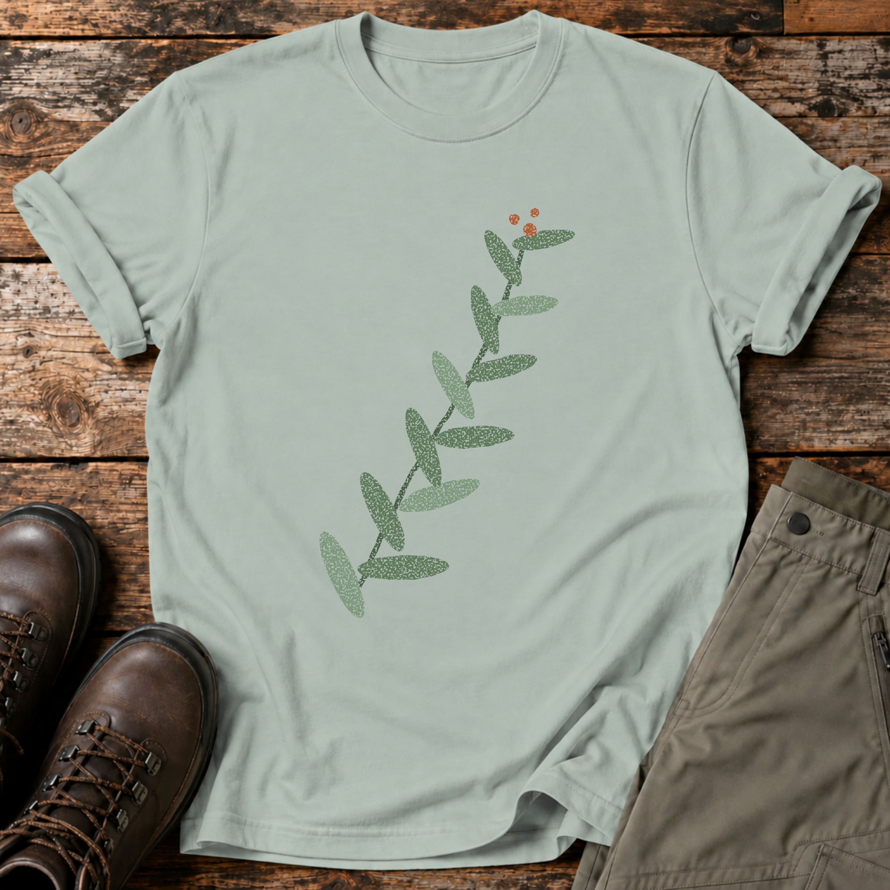 Wilder Olivenzweig T-shirt