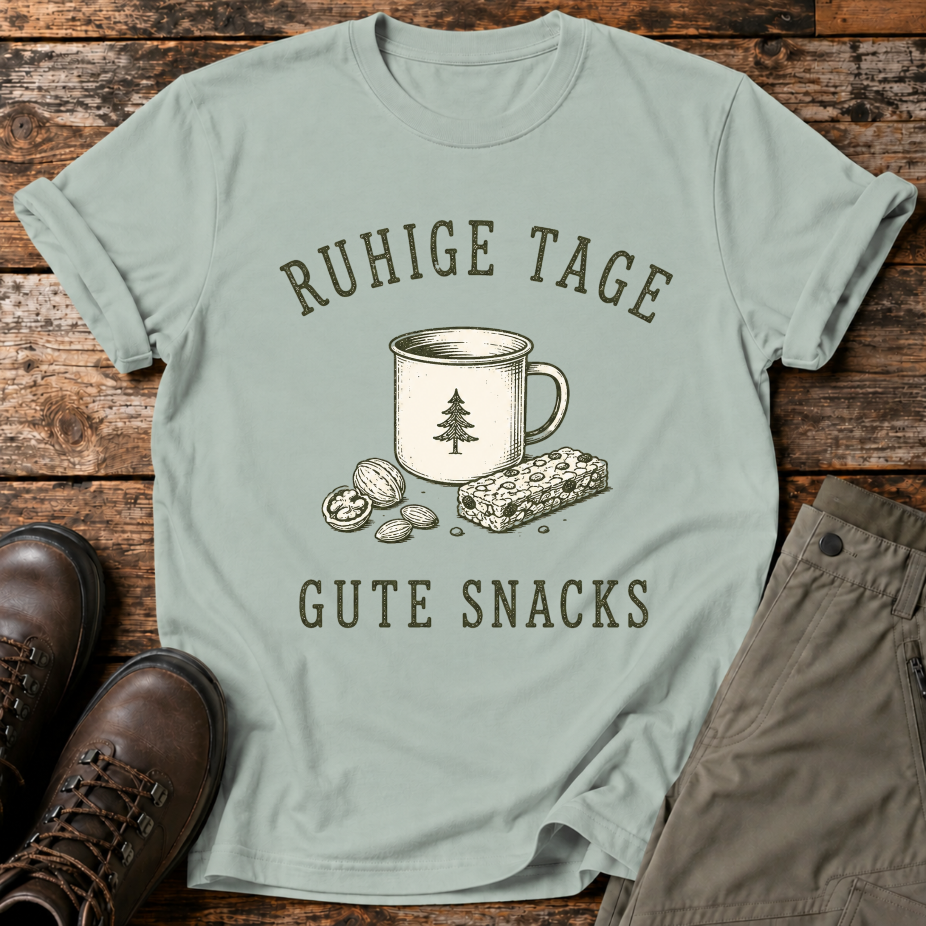 Ruhige tage, gute snacks T-shirt