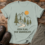 Kein plan nur wanderlust T-shirt