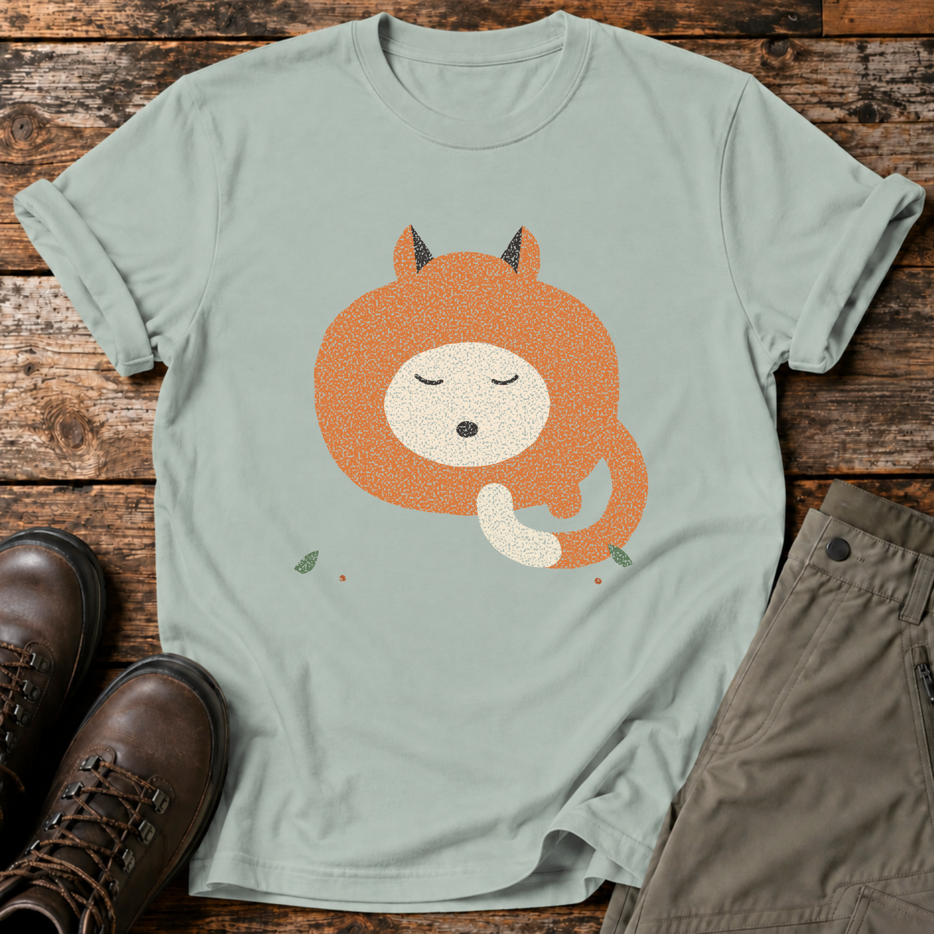 Schalfender Fuchs T-shirt