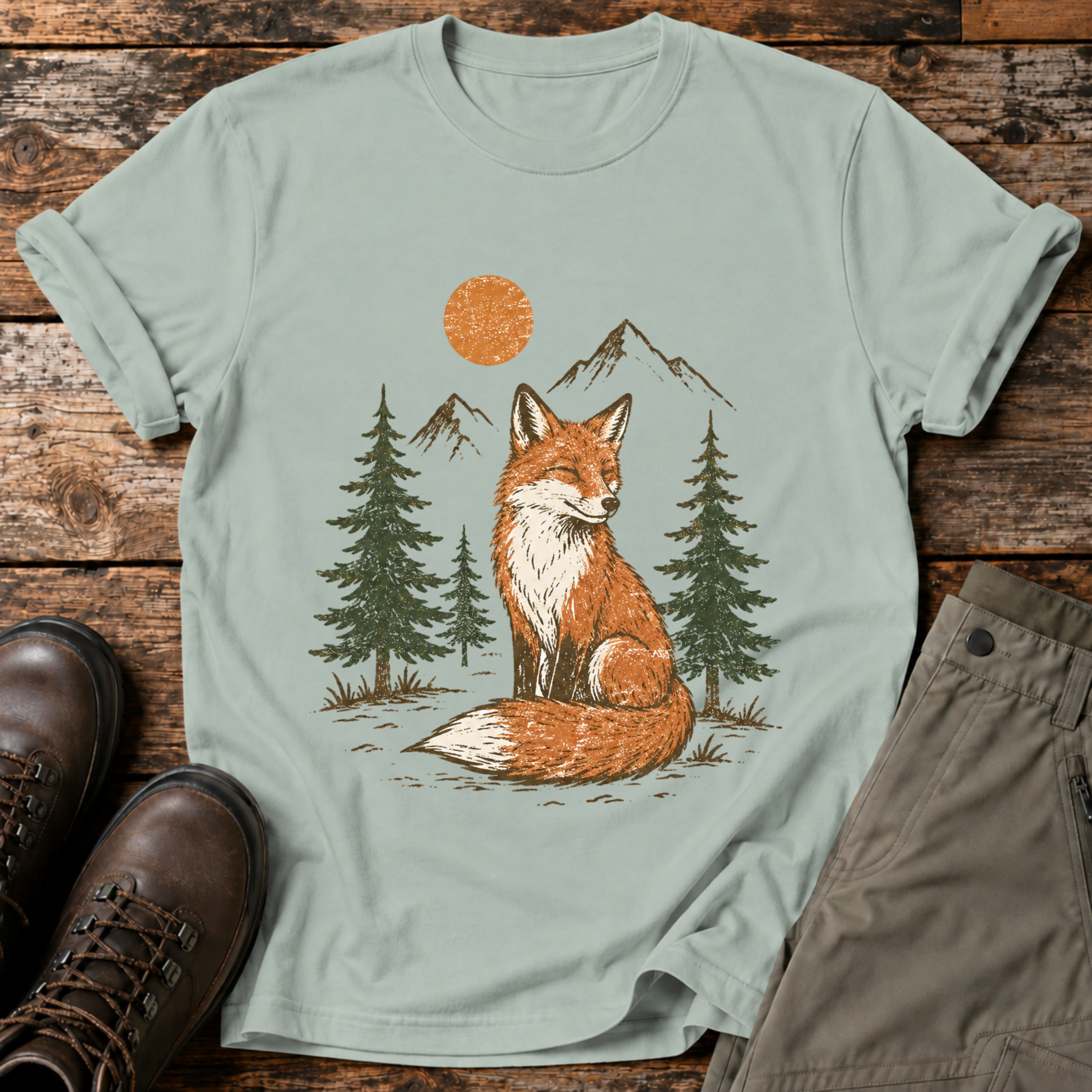 Rast im Abendrot T-shirt