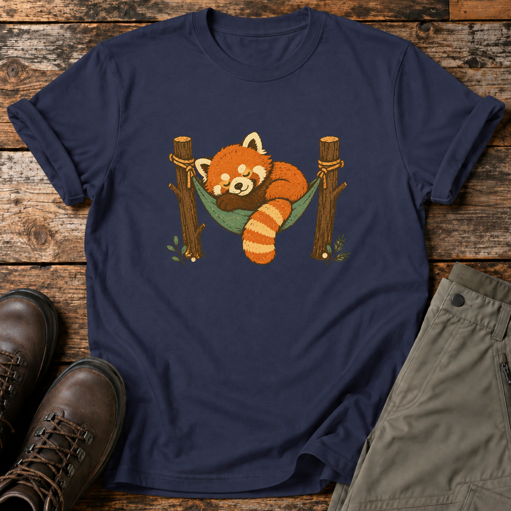 Schlafender Roter Panda T-shirt