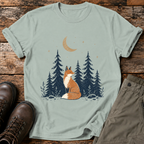 Mondnacht-Fuchs T-shirt