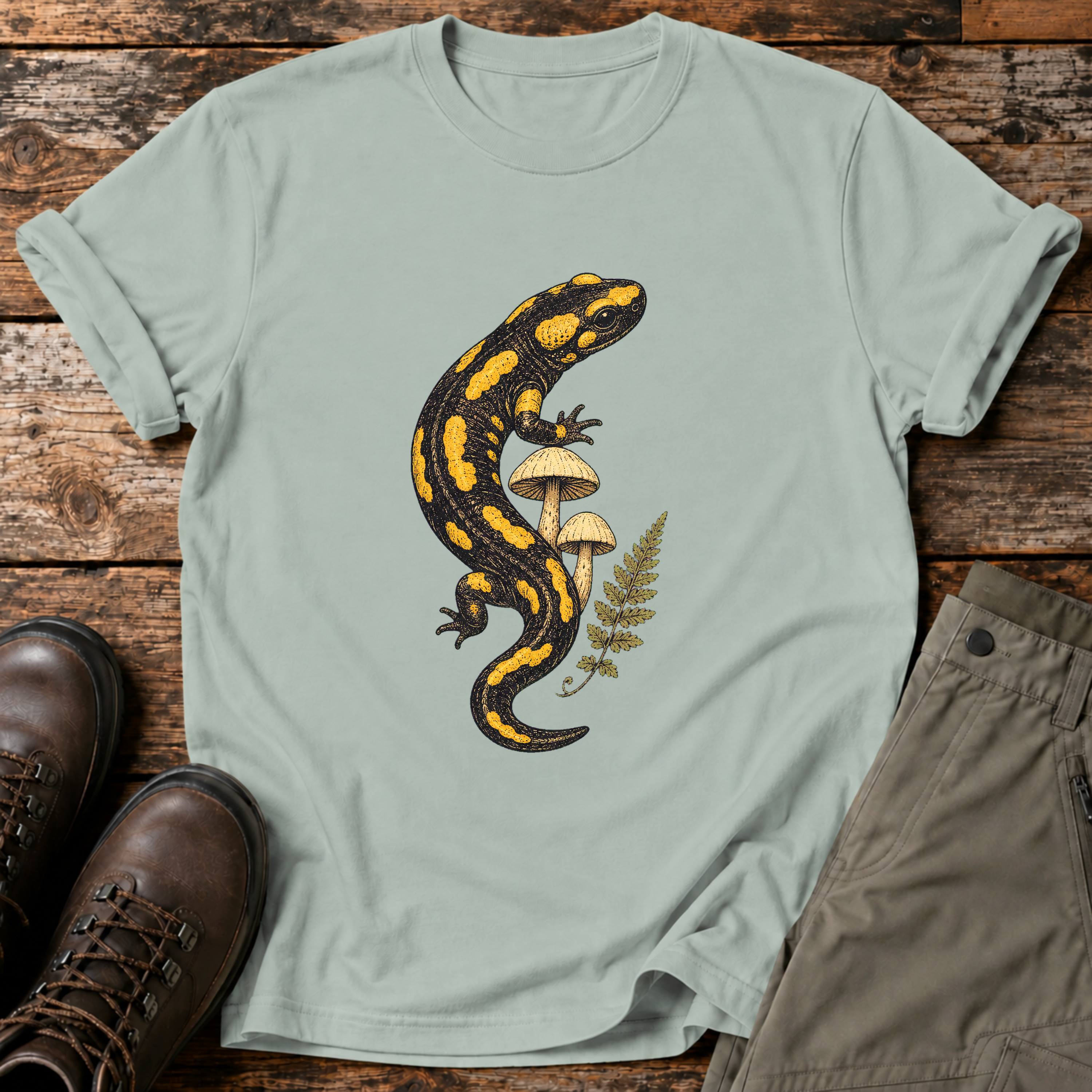 Feuersalamander & Pilze T-shirt