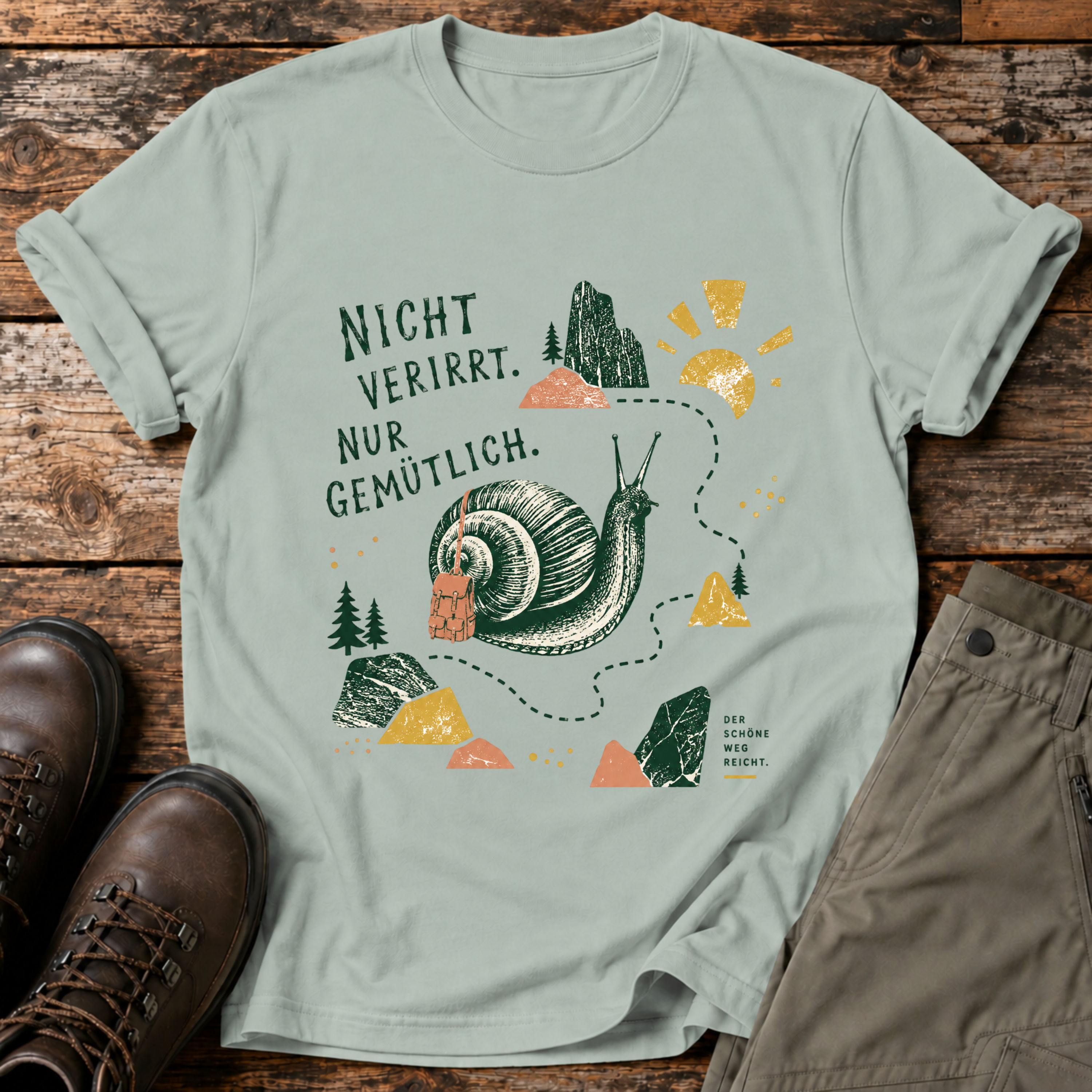 Nicht verirrt. Nur Gemütlich. T-shirt
