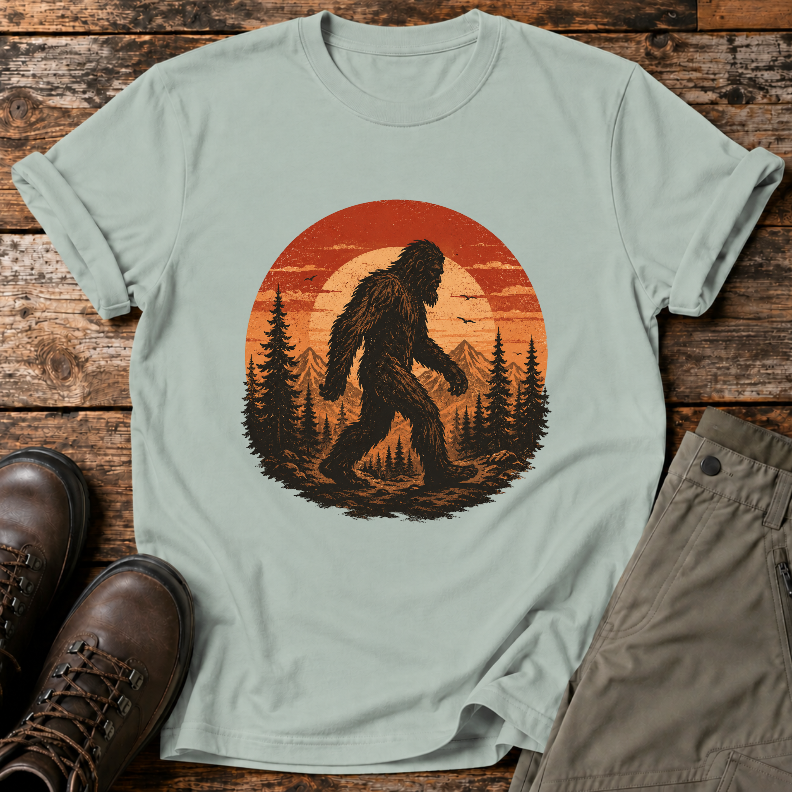 Bigfoots Wanderung T-shirt
