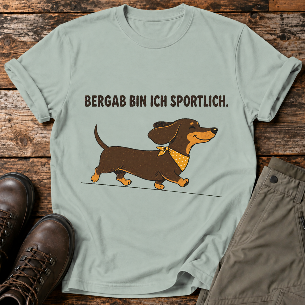 Bergab bin ich sportlich T-shirt