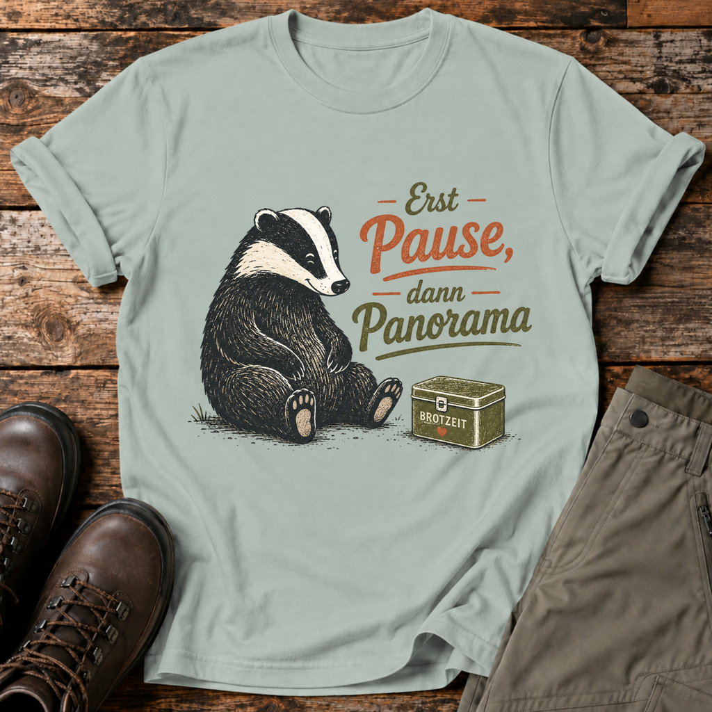 Erst Pause, dann Panorama T-shirt
