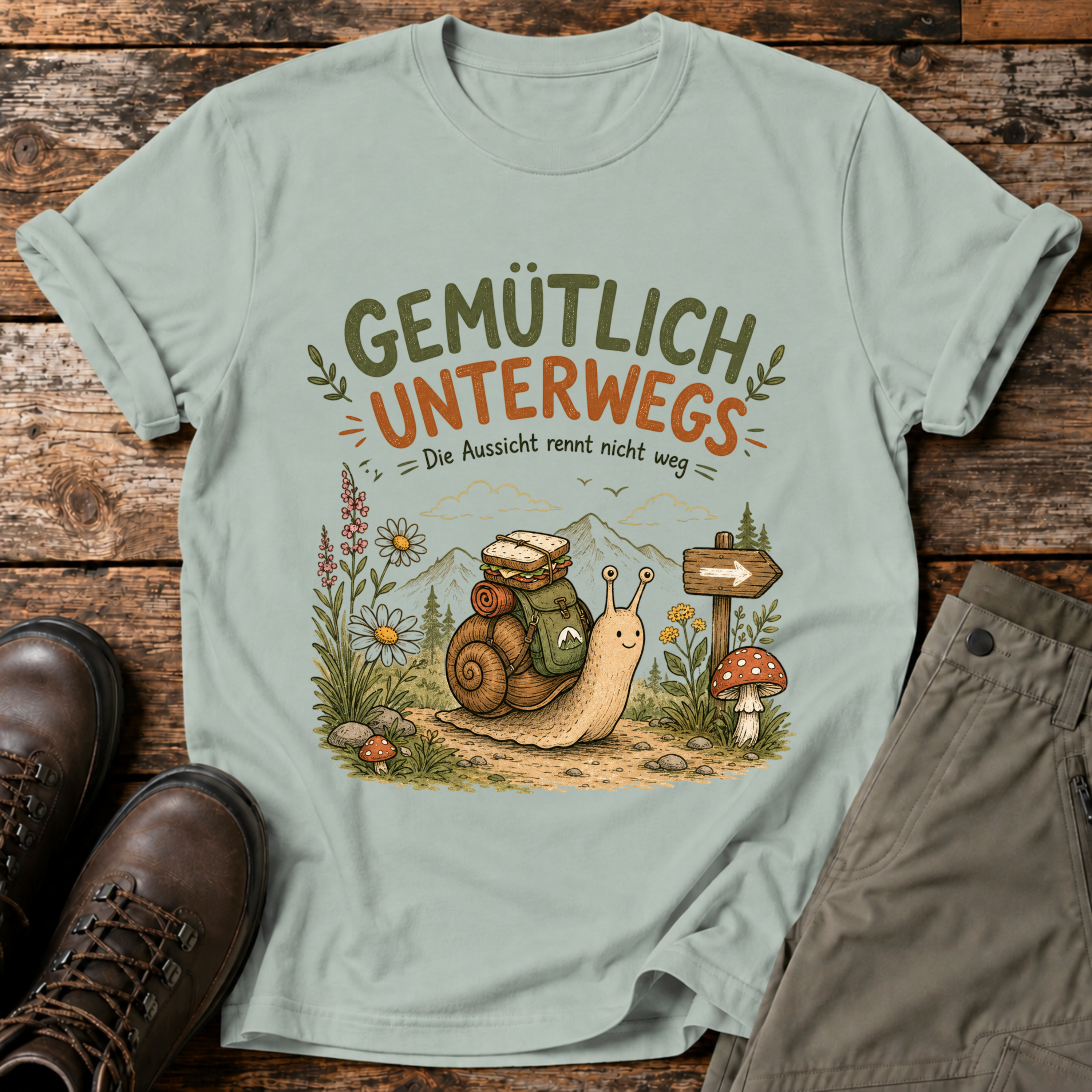 Gemütlich unterwegs T-shirt