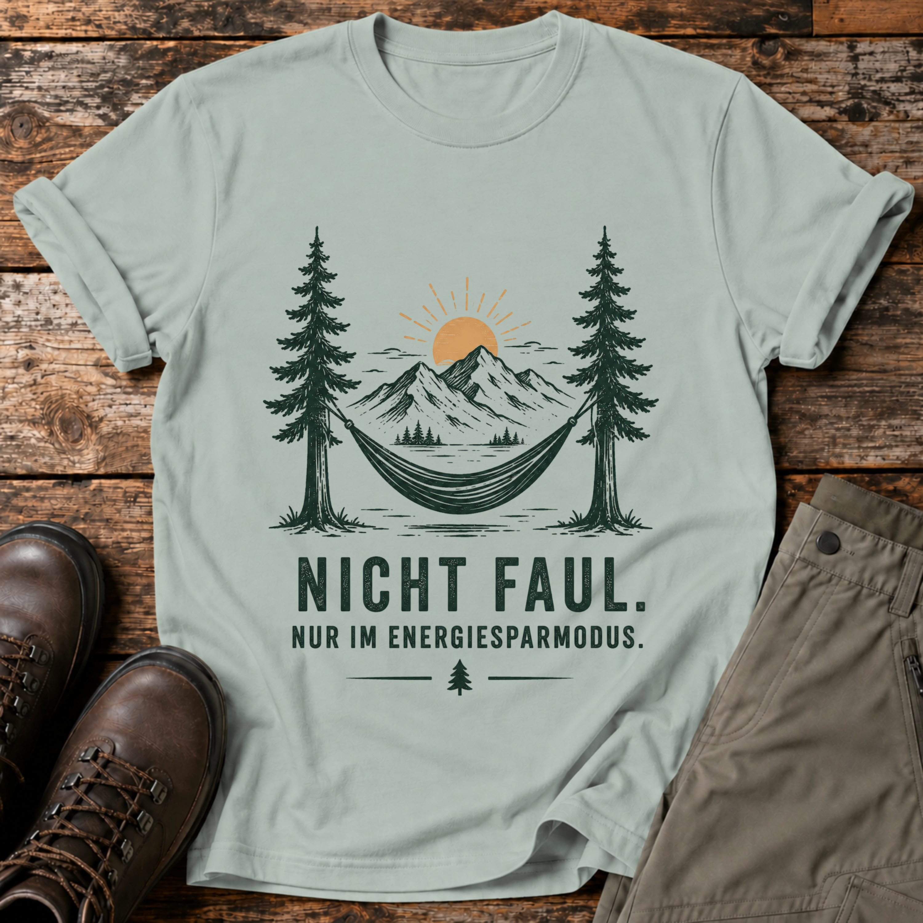 Nicht faul. nur im energiesparmodus T-shirt
