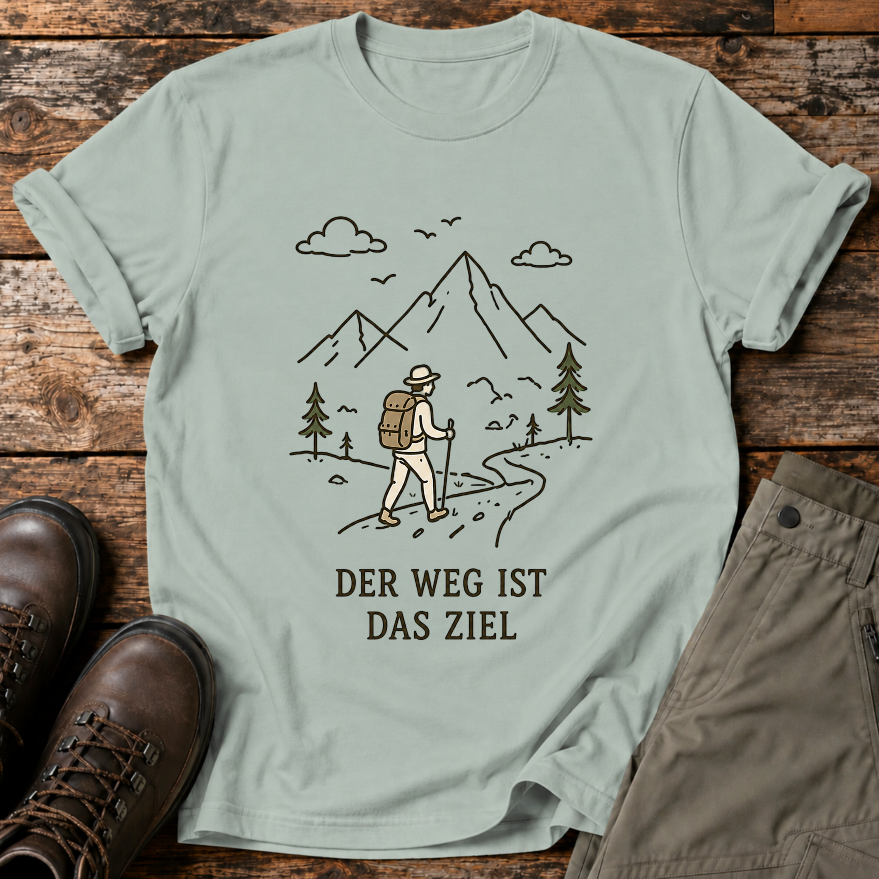 Der Weg ist das Ziel T-shirt
