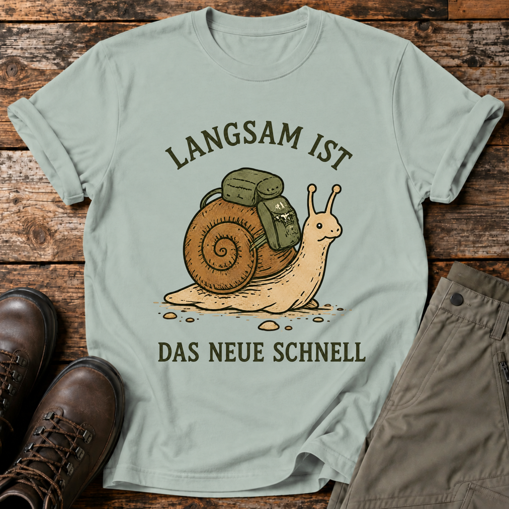 Langsam ist das neue schnell T-shirt