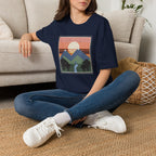 Retro-Natur-Raster T-Shirt