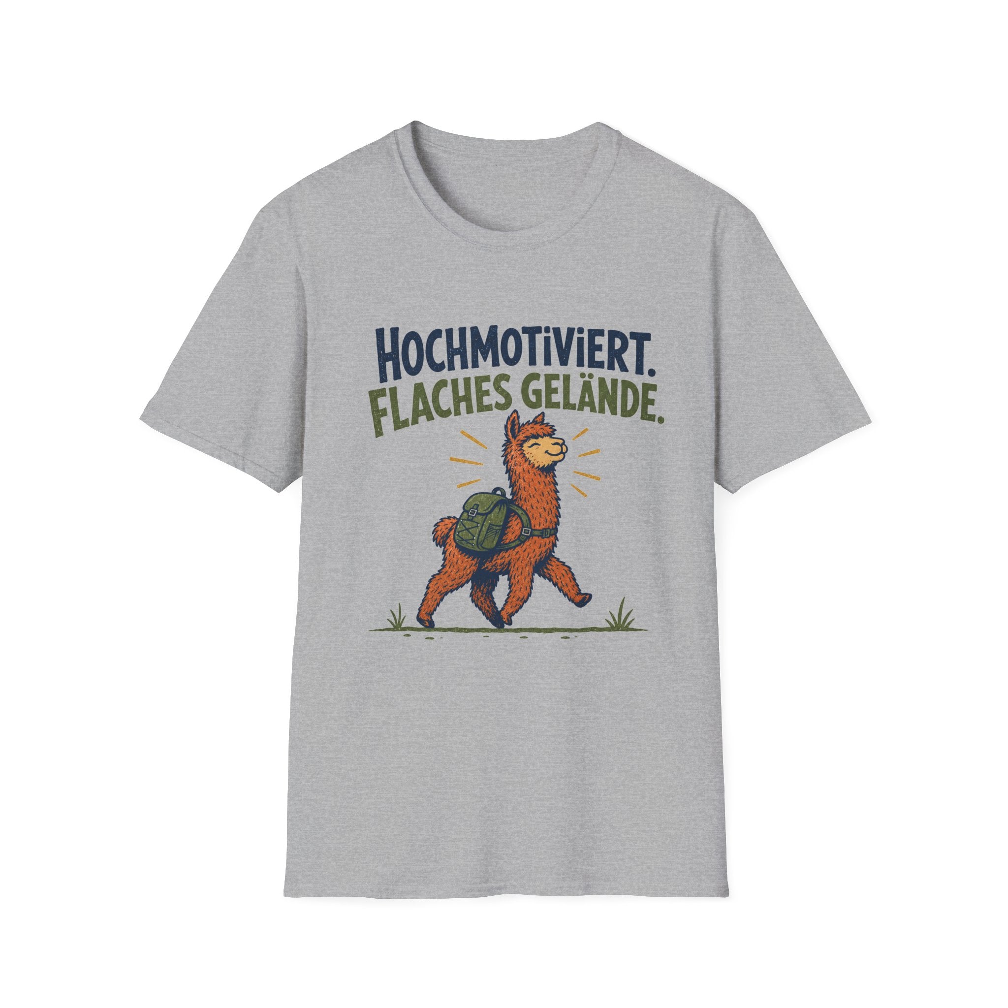 Hochmotiviert, Flaches Gelände T-Shirt