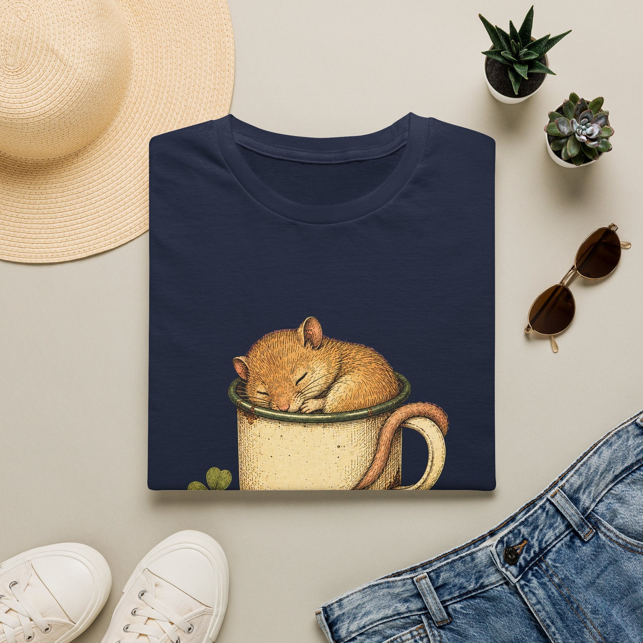 Becher-Schläfer T-Shirt