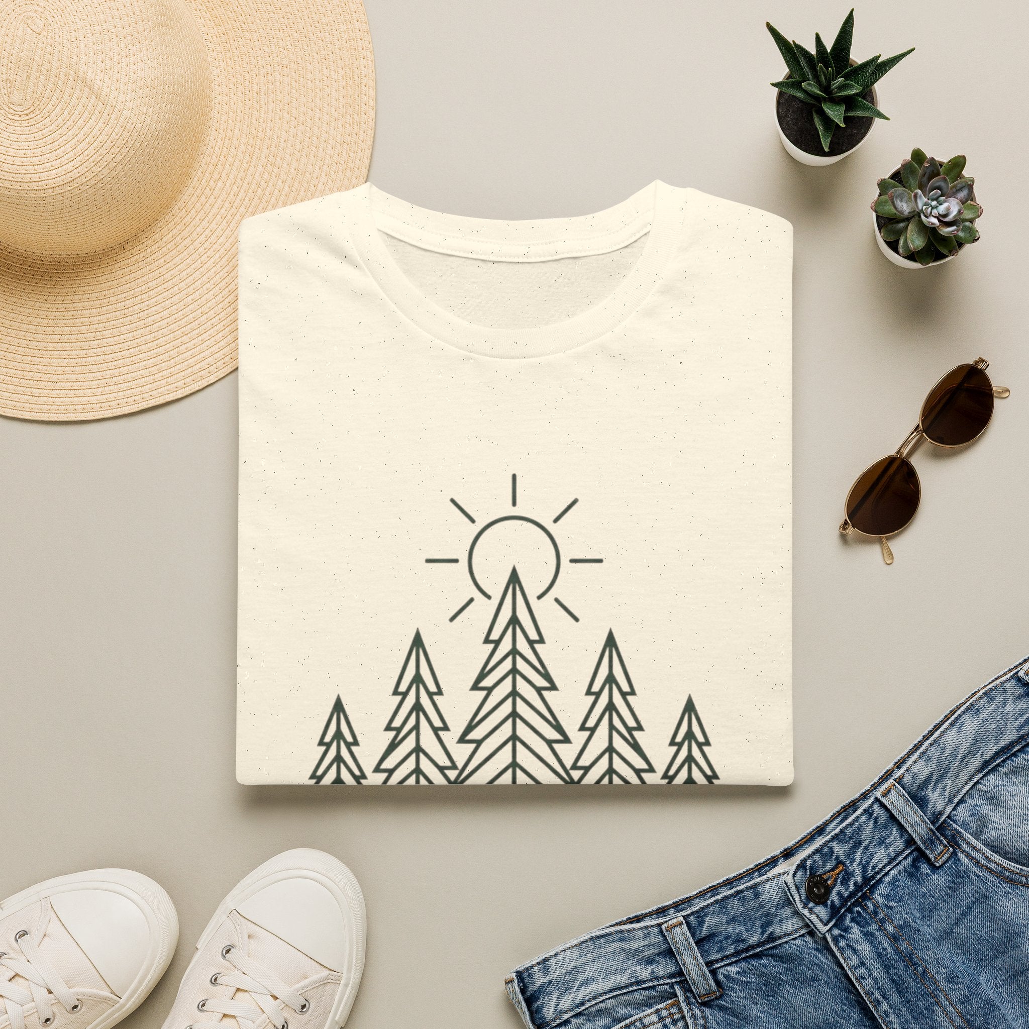Linienlandschaft T-Shirt