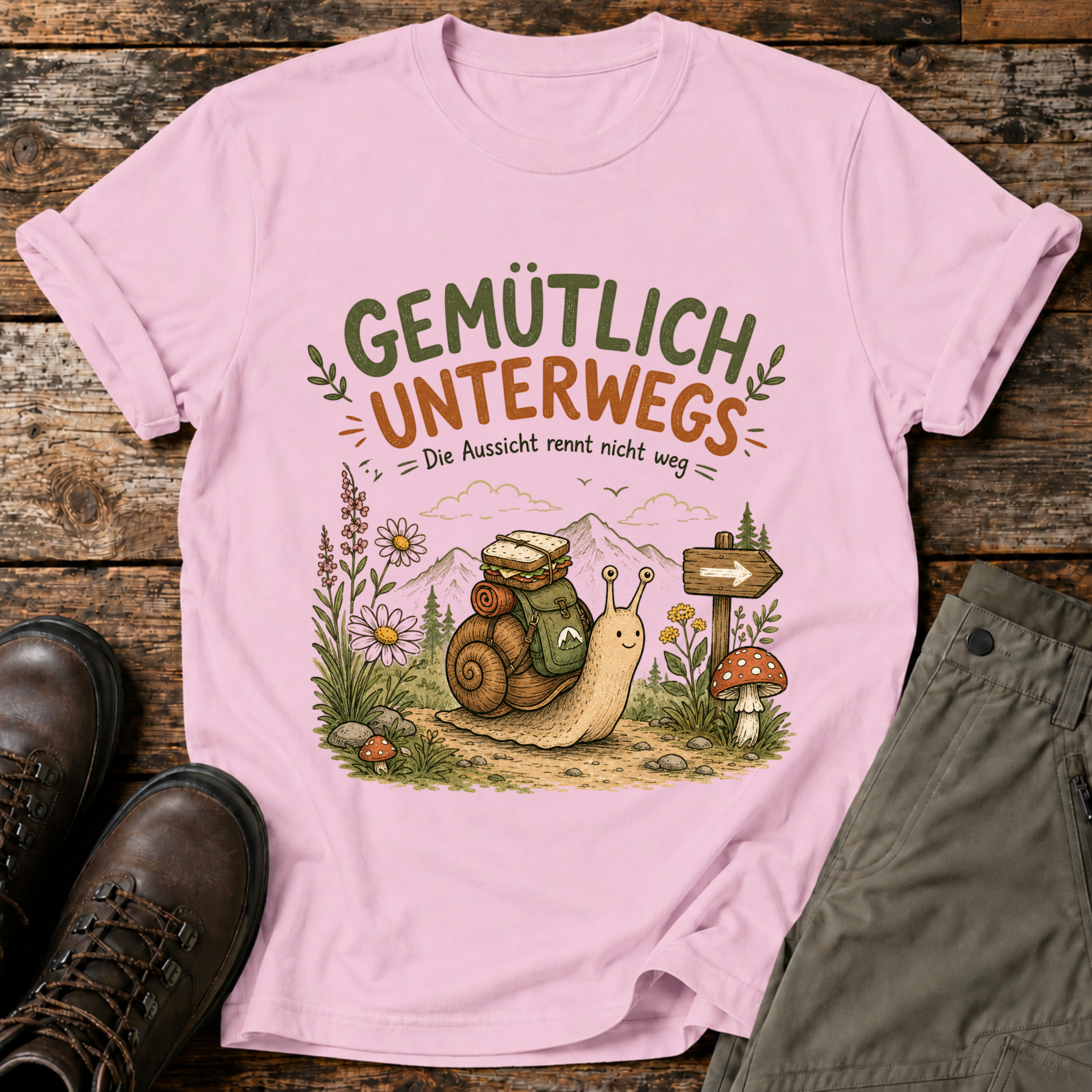 Gemütlich unterwegs T-shirt