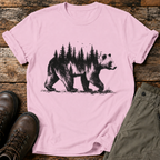 Waldbär-Silhouette T-shirt