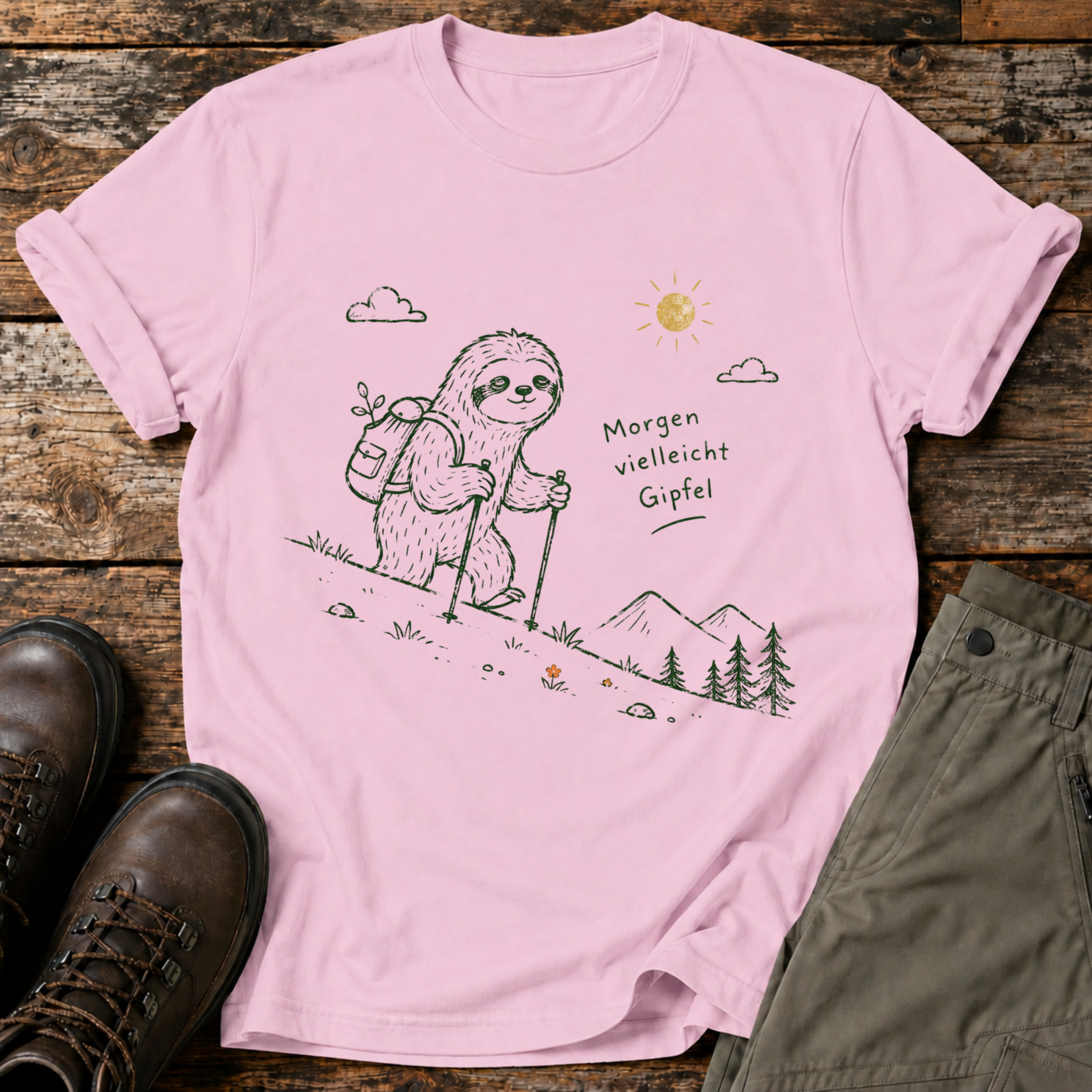 Morgen vielleicht Gipfel T-shirt
