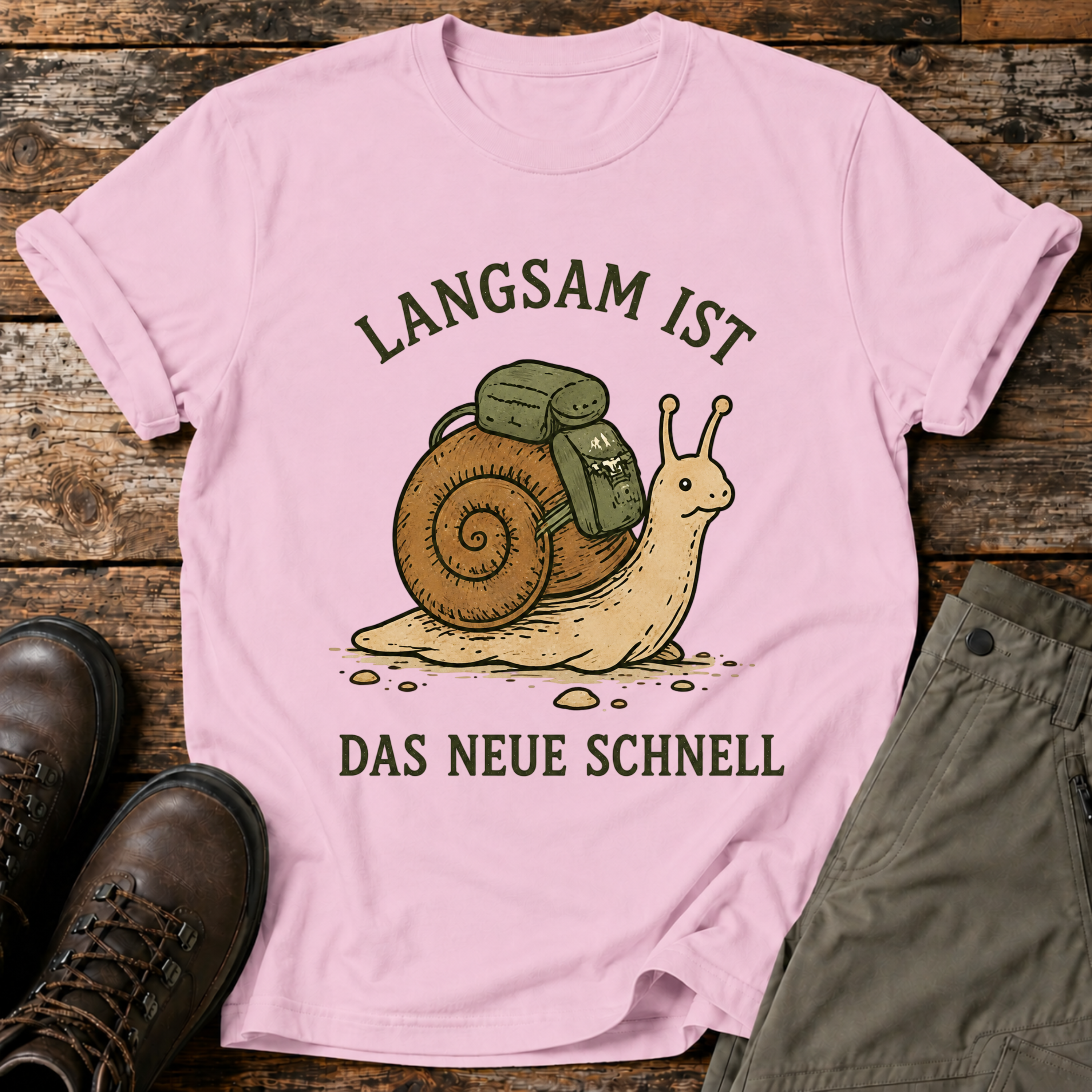 Langsam ist das neue schnell T-shirt