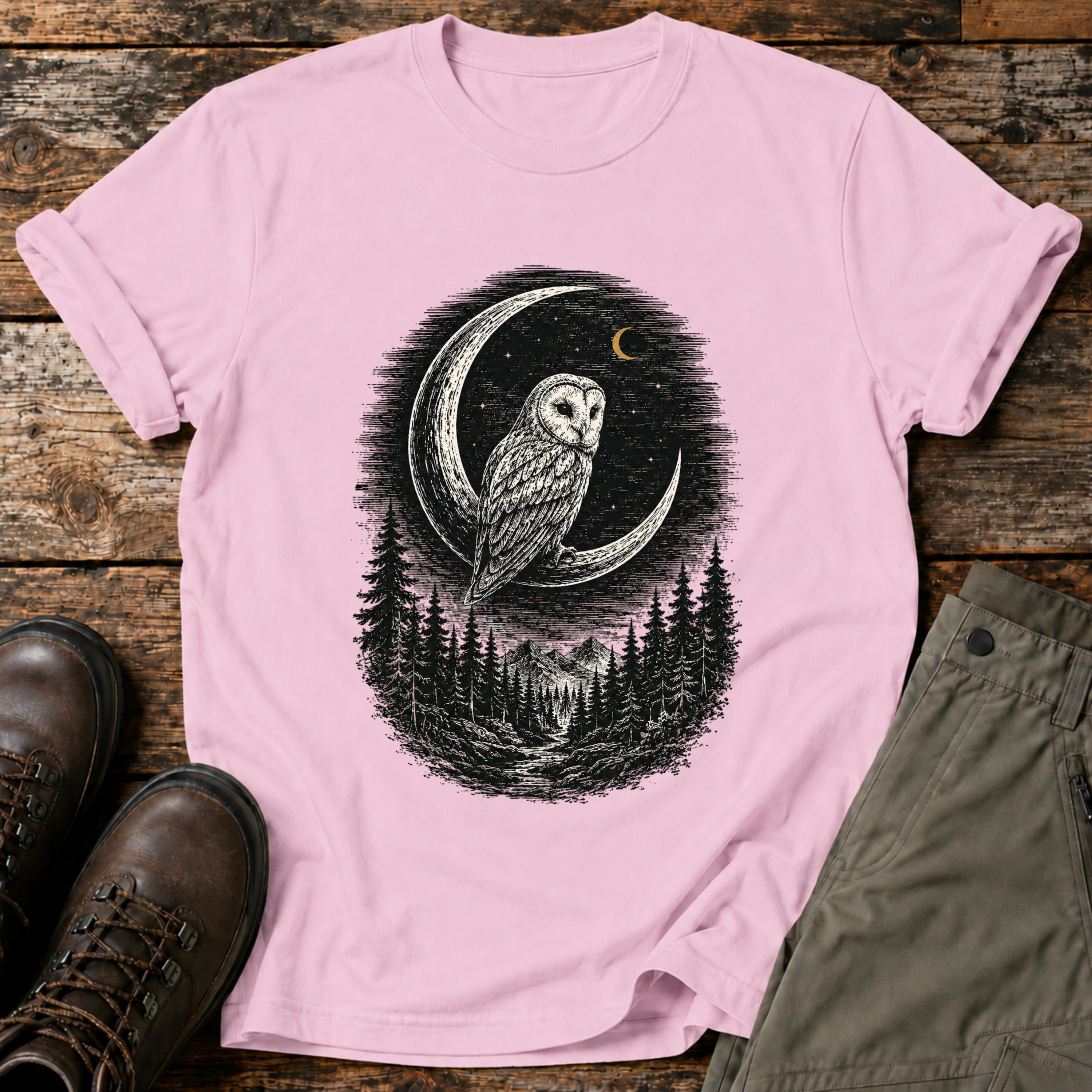 Mond-Eule T-shirt