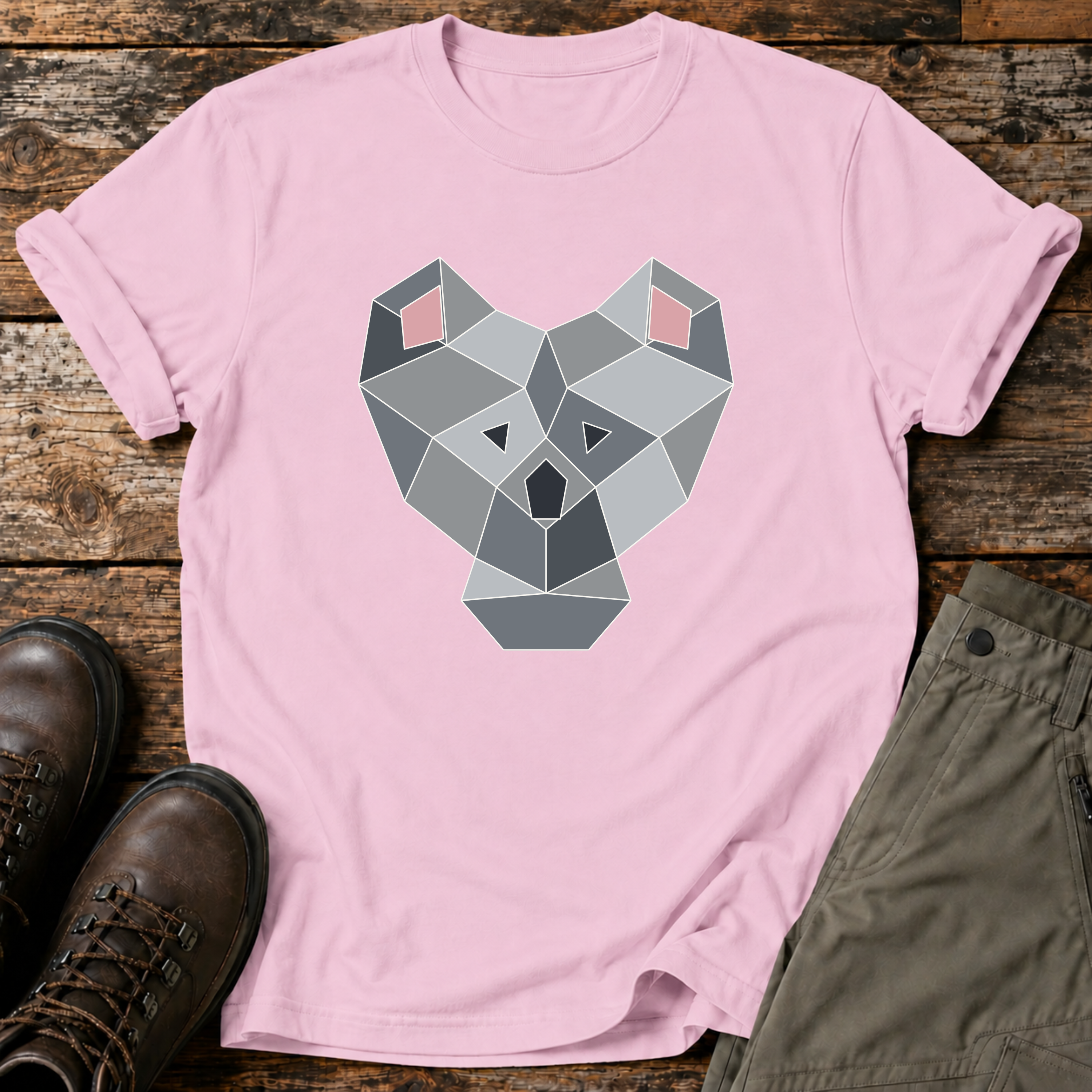Geometrischer Koala T-shirt