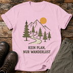 Kein plan nur wanderlust T-shirt