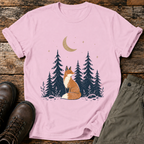 Mondnacht-Fuchs T-shirt