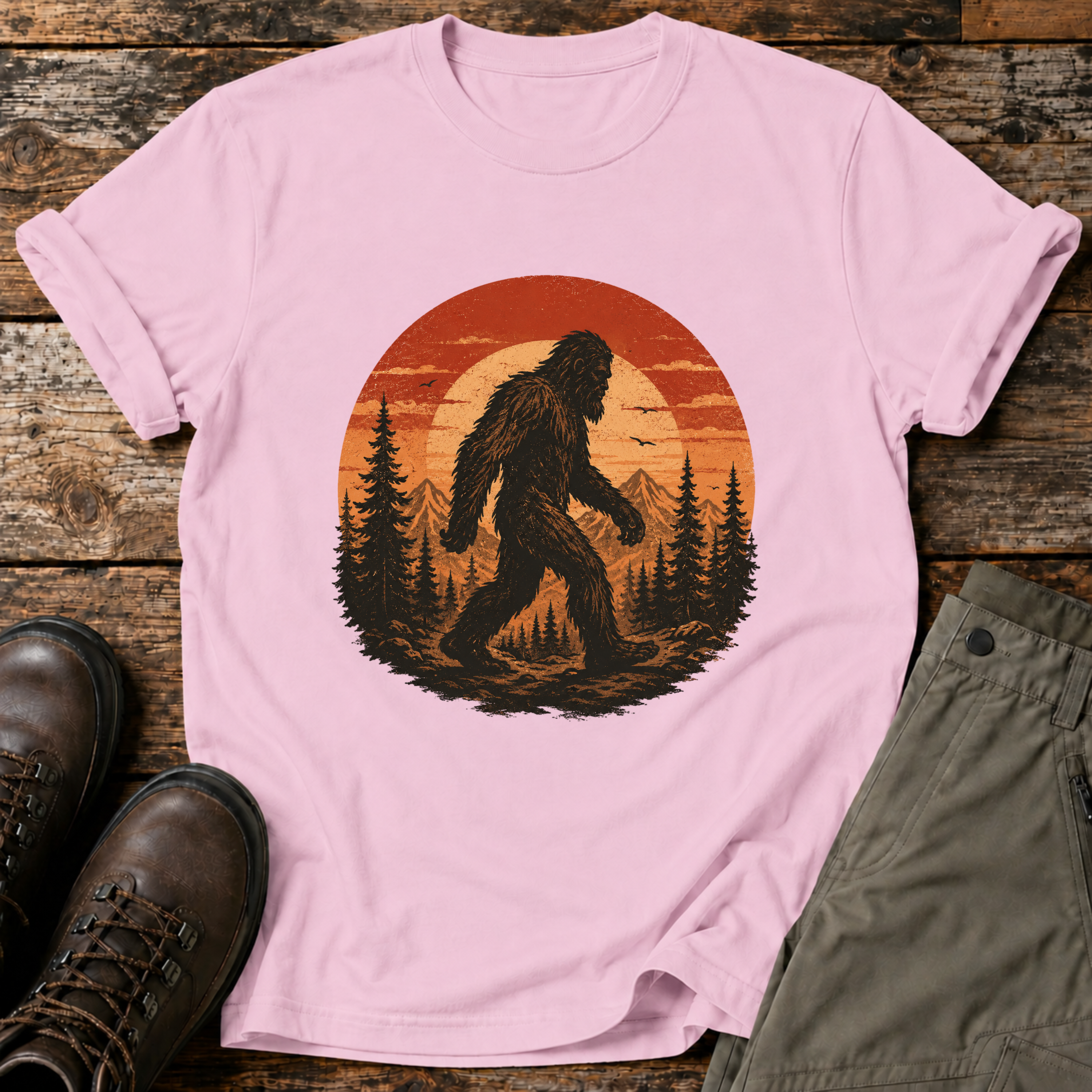 Bigfoots Wanderung T-shirt