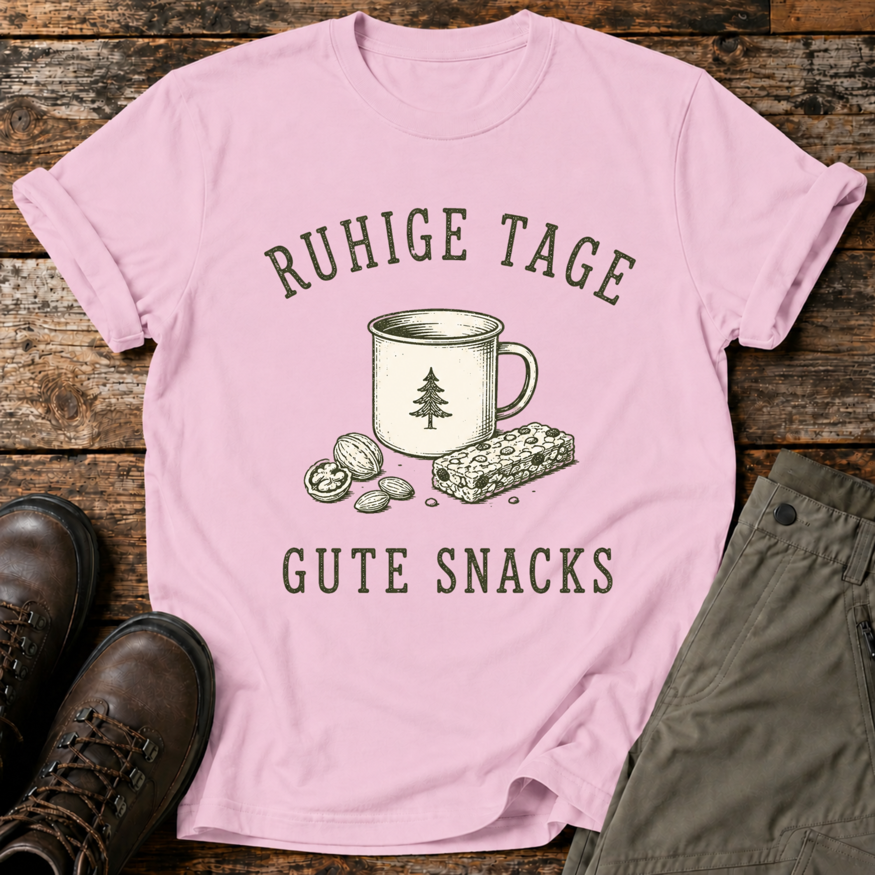 Ruhige tage, gute snacks T-shirt