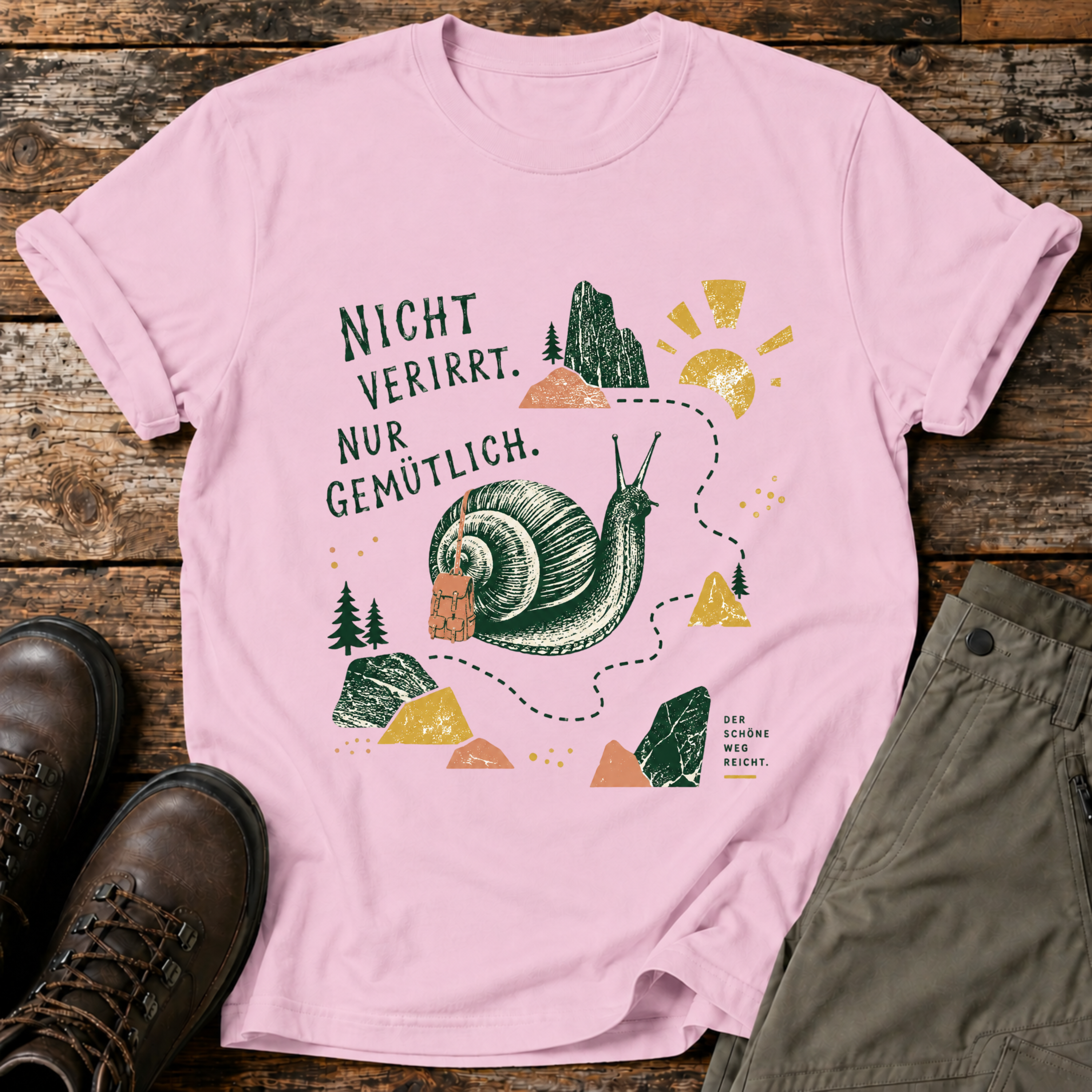 Nicht verirrt. Nur Gemütlich. T-shirt