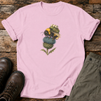 Wander-Hummel auf Distel T-shirt