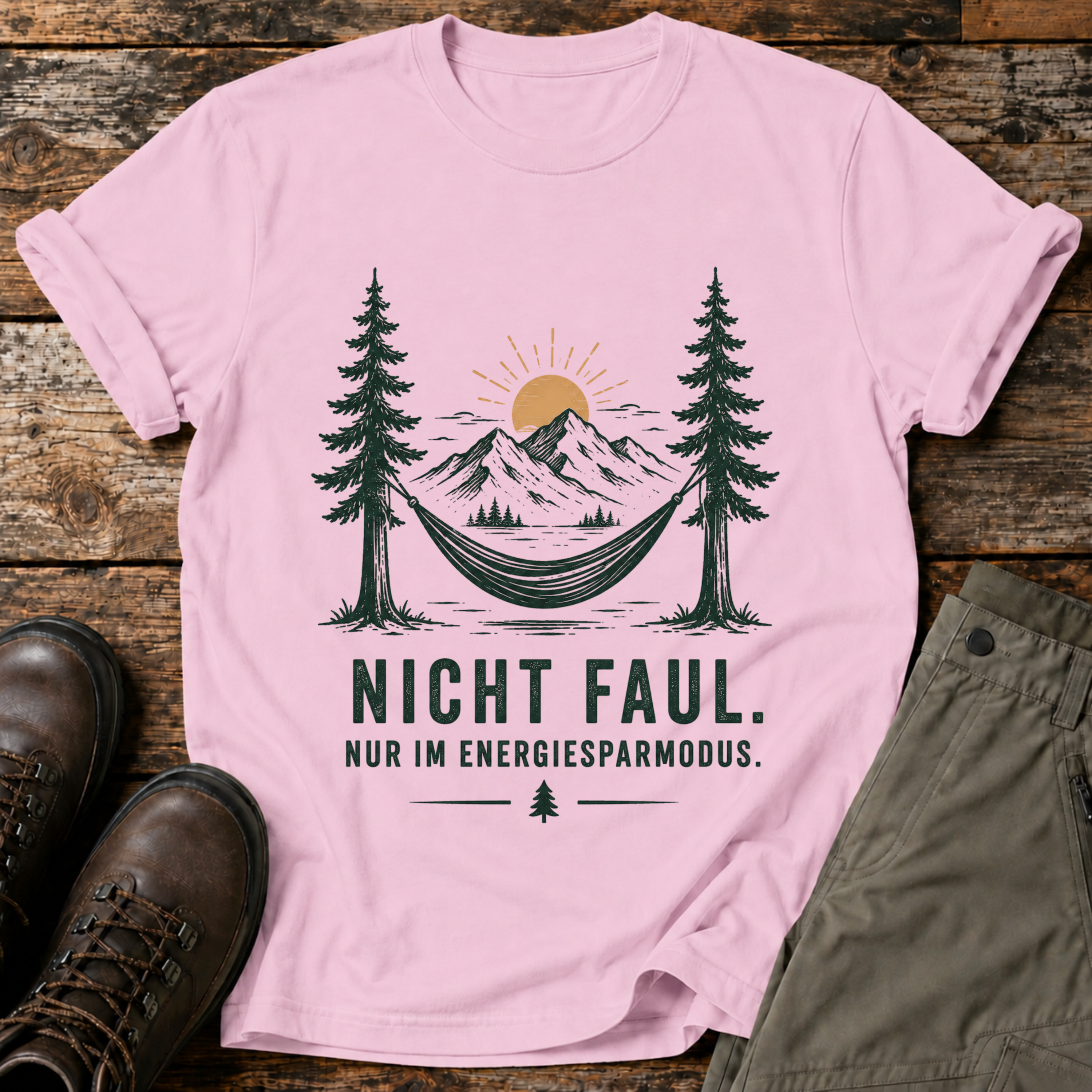 Nicht faul. nur im energiesparmodus T-shirt