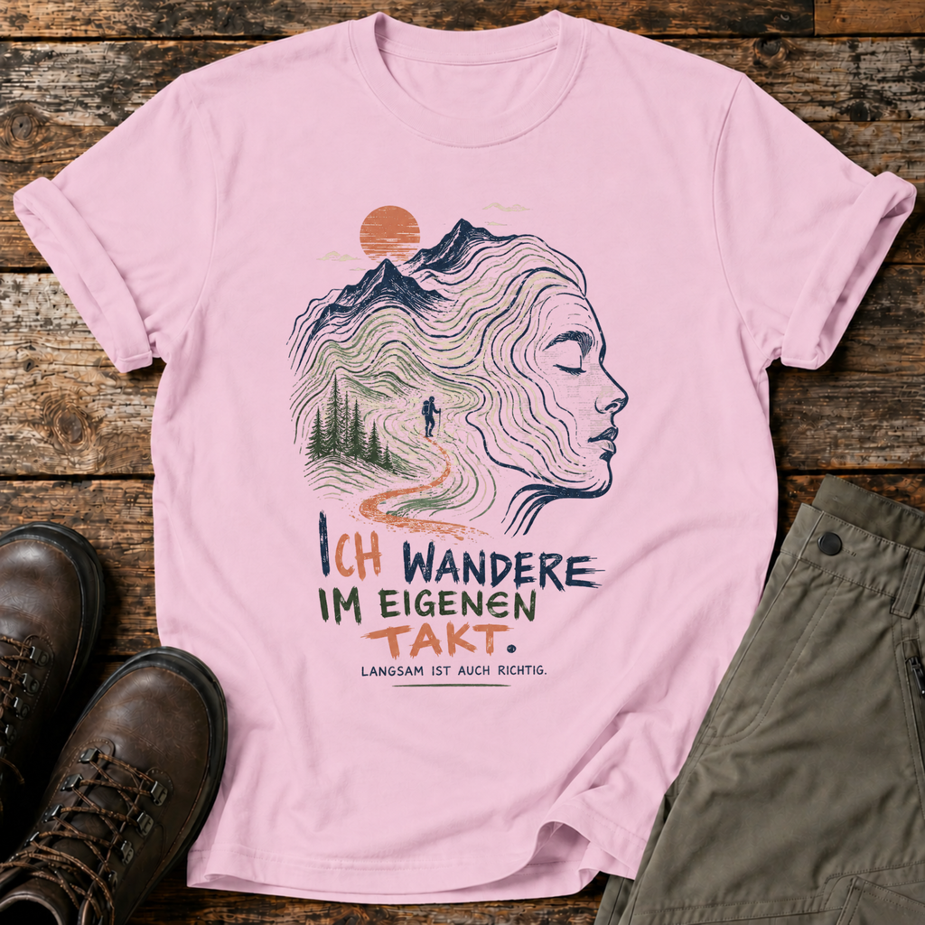Ich wandere im eigenen takt T-shirt