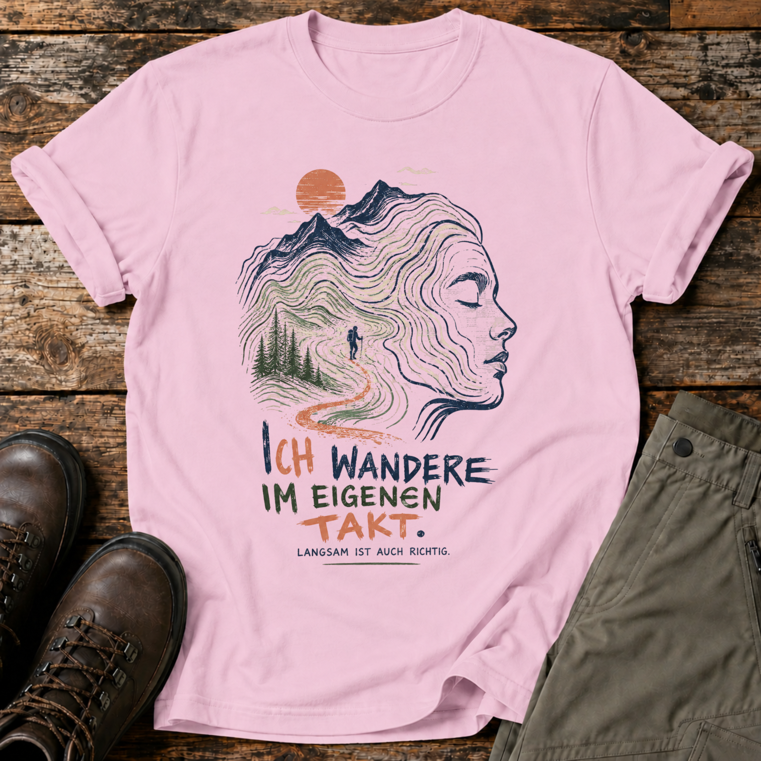 Ich wandere im eigenen takt T-shirt